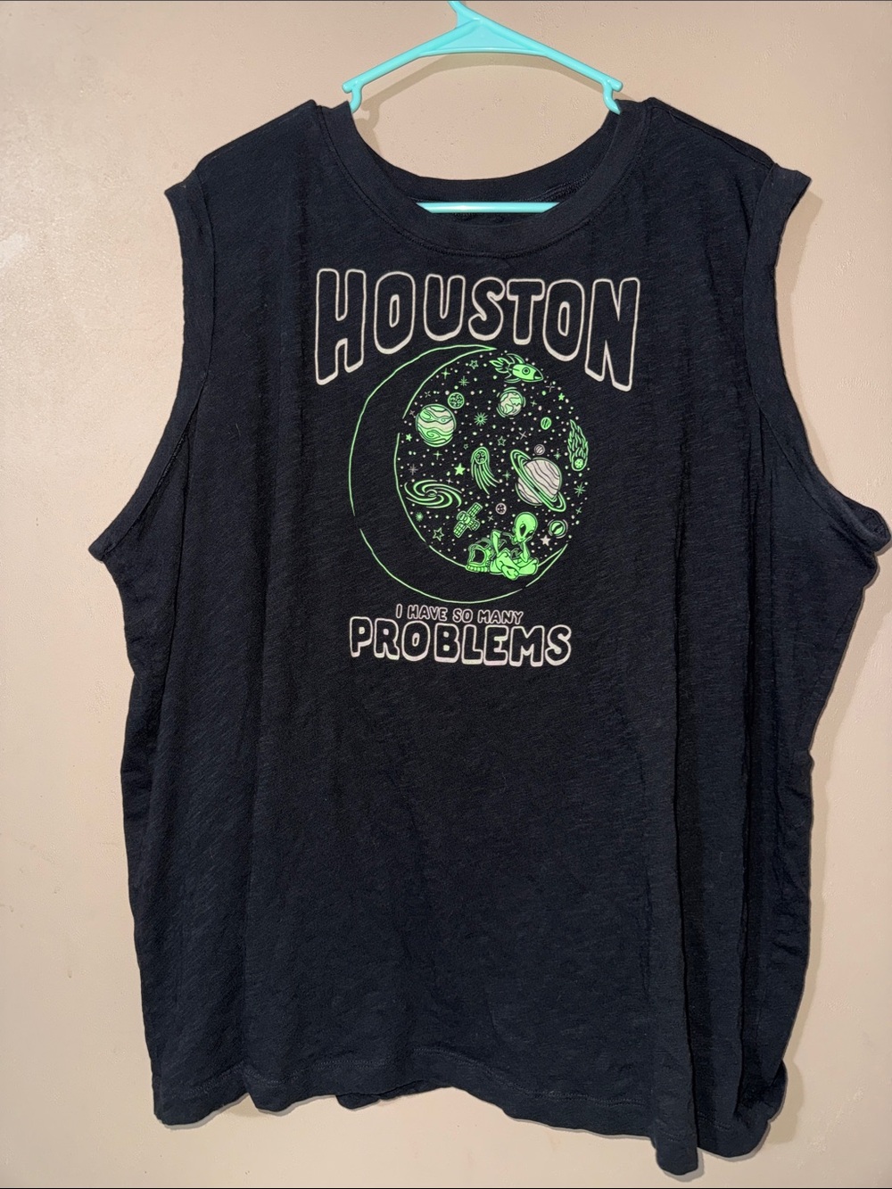 Torrid Black Glow in the Dark Crew Neck Tee with White Logo